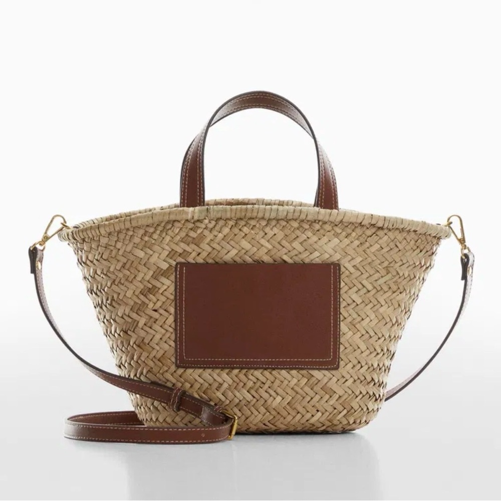 Mango Straw Bag Purse